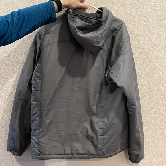 Men's Montbell Thermawrap Parka Black Grey Reversible Size Large - Picture 5 of 7